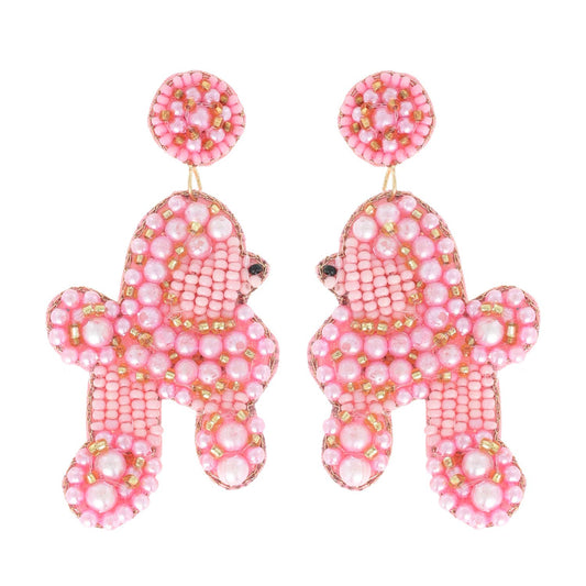 Poodle Dangle Earrings