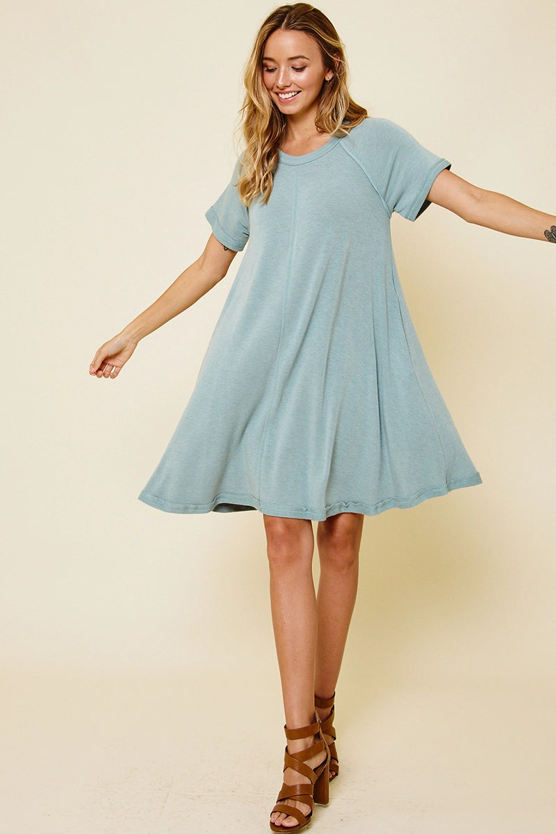 Seaside Cozy Tee Dress