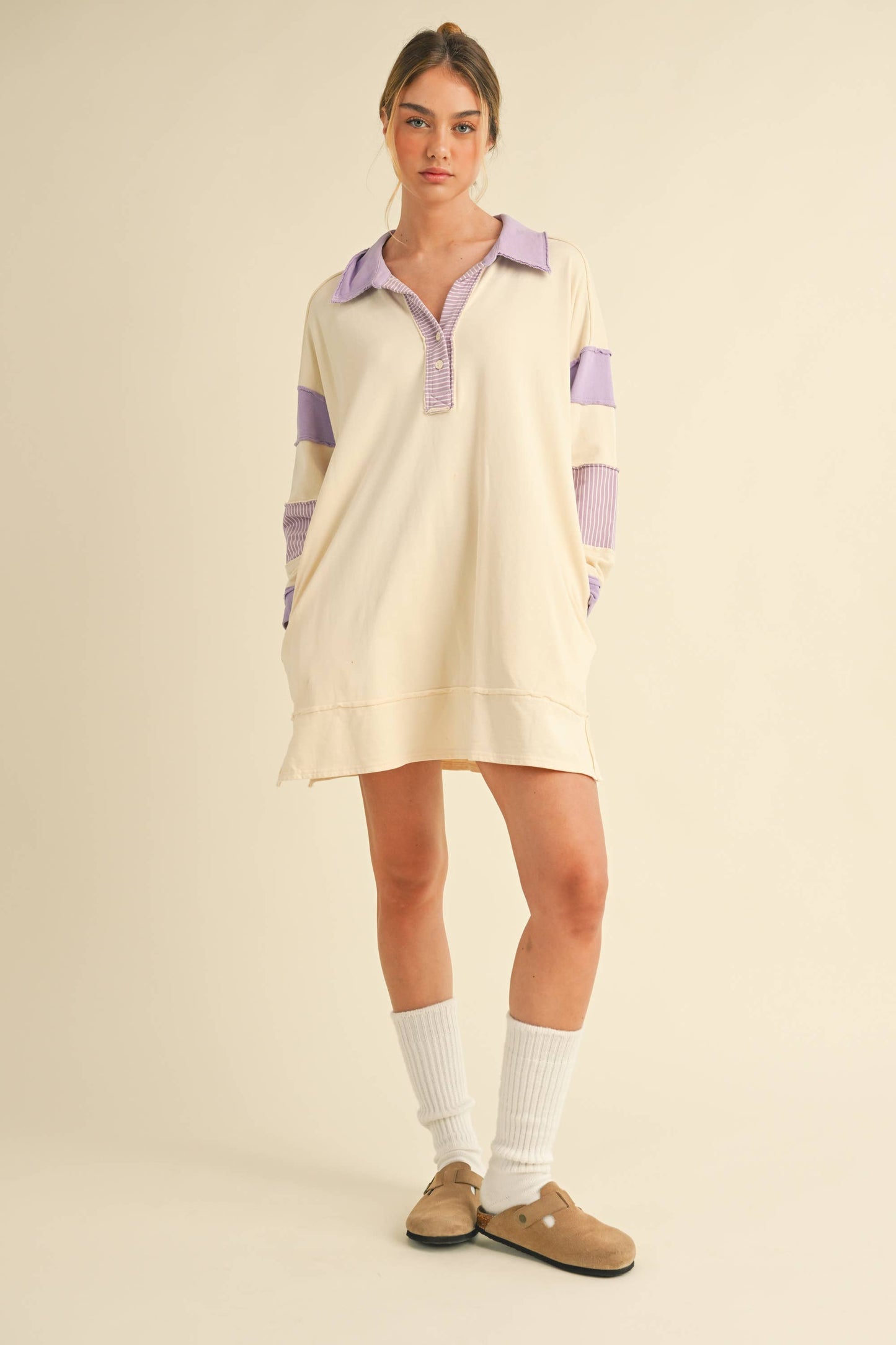 Lavender Haze Pullover Dress