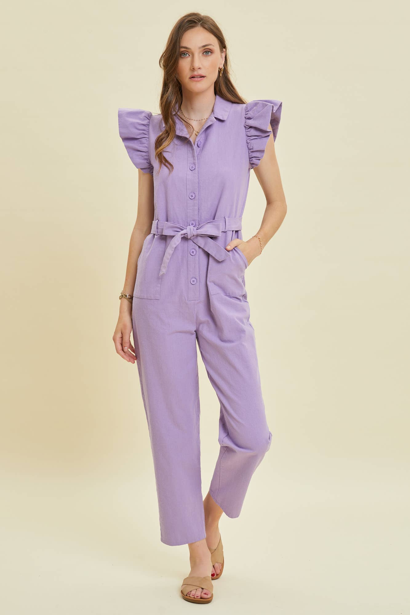 Carly Ruffle Jumpsuit