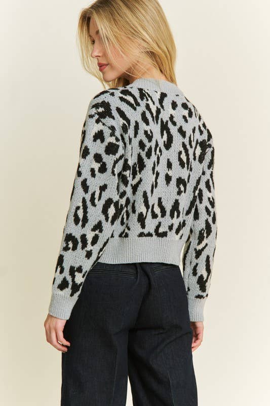 Spot On Leopard Bow Cardigan