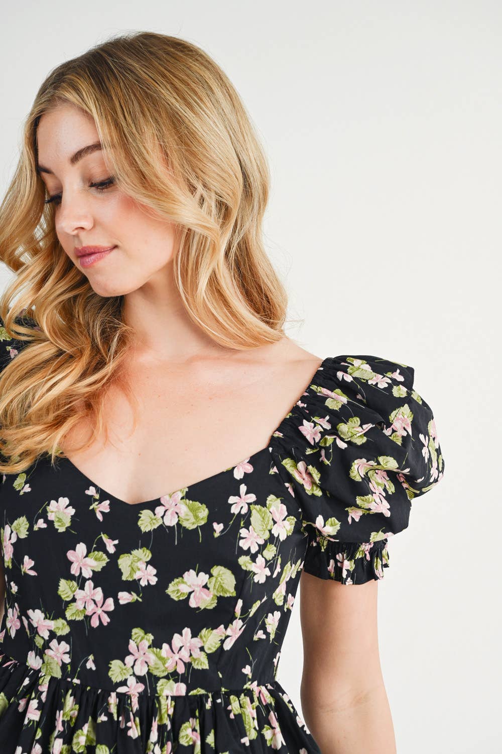 Freya Floral Babydoll Dress