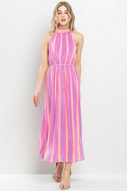 Daydreamer Pleated Midi Dress