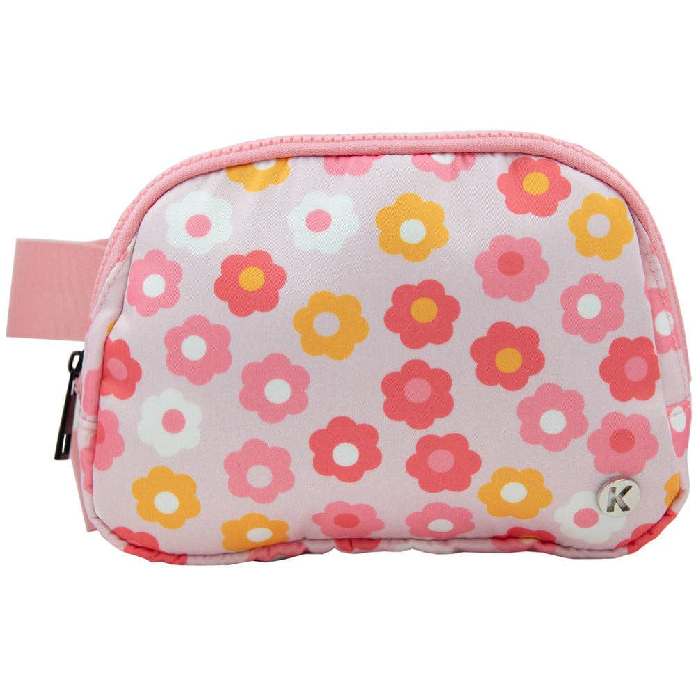 Groovy Flowers Belt Bag Crossbody