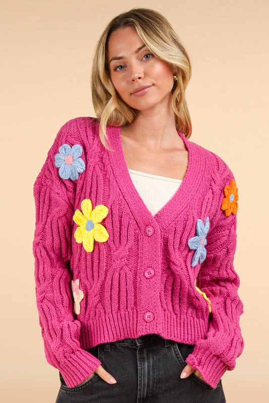 Statement Flower Cardigan