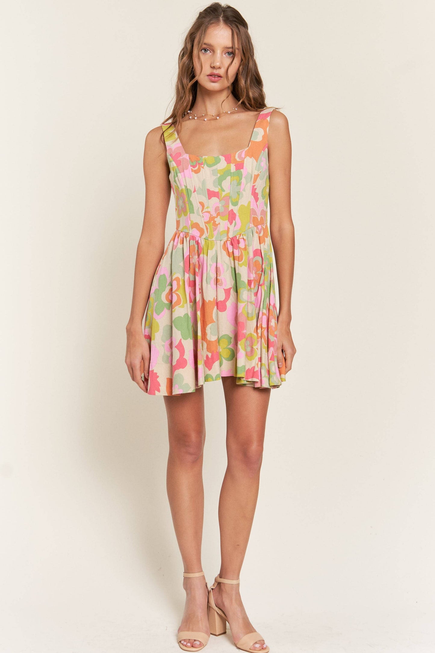 Flirty Florals Mini Dress