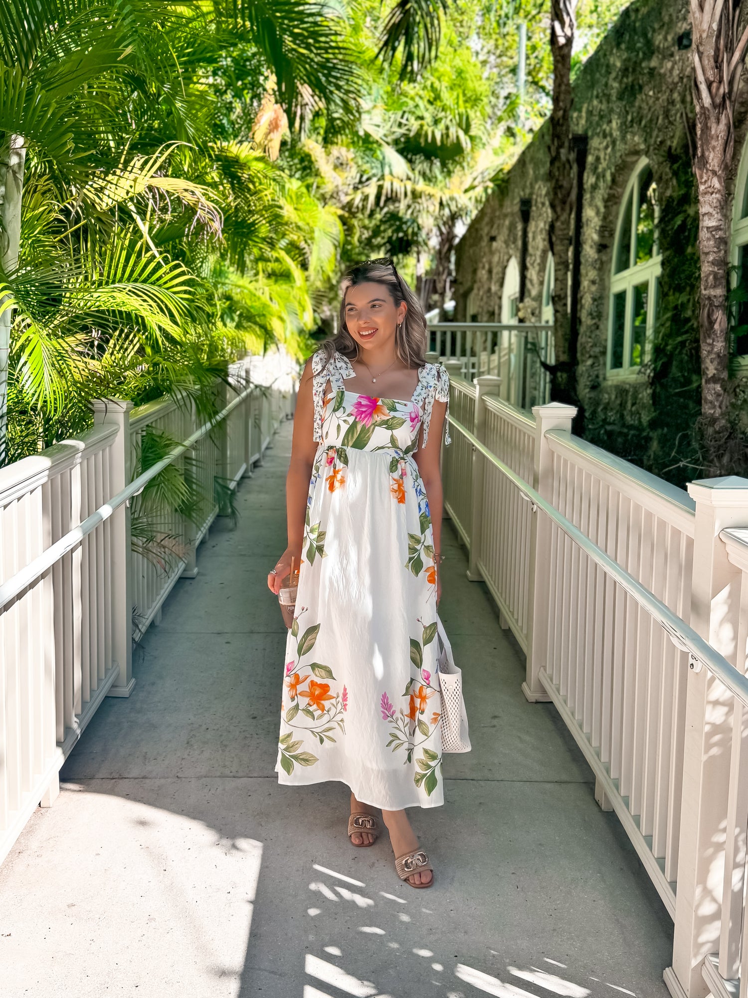 Floral Empire Waist Dress