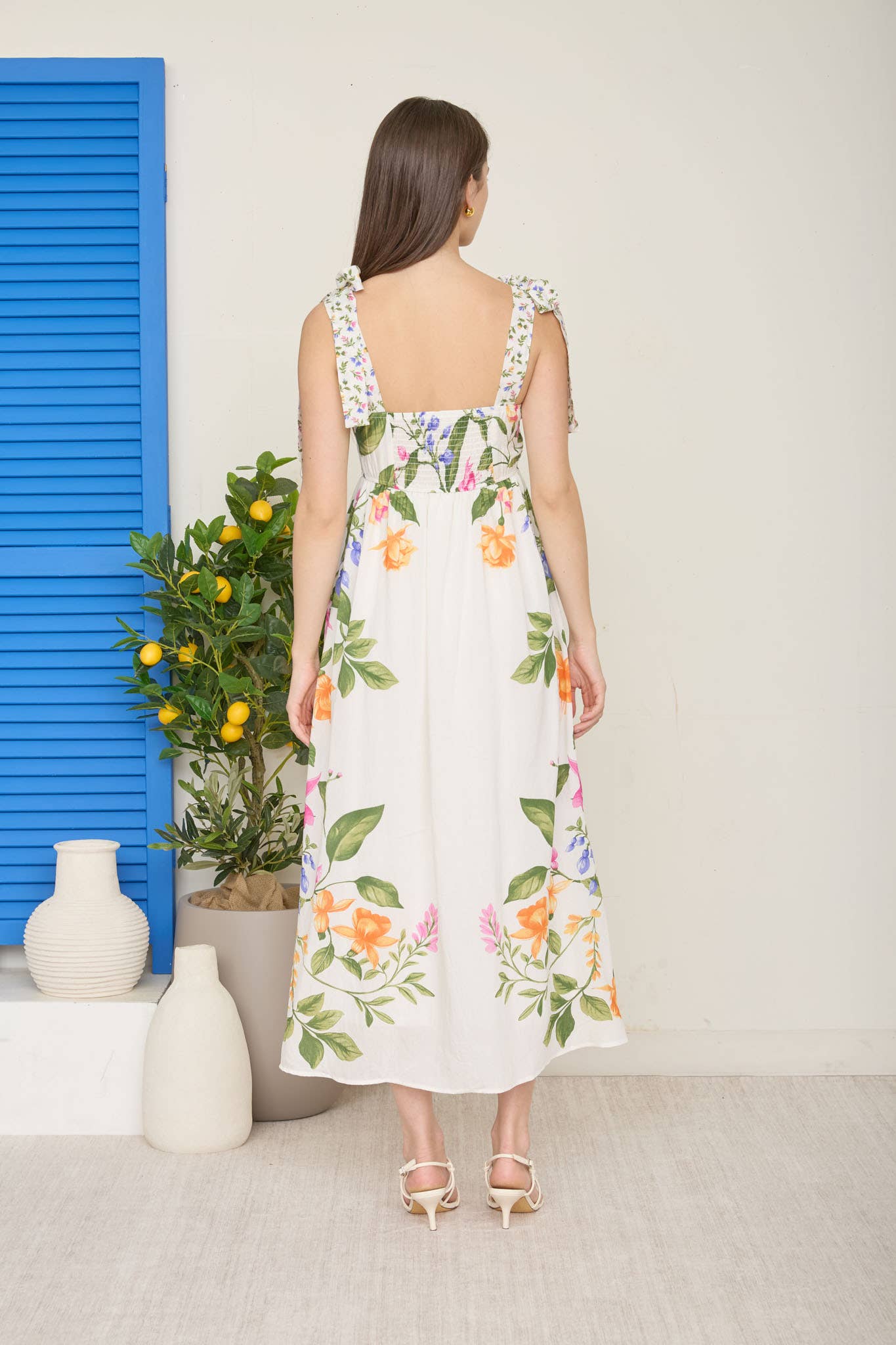 Floral Empire Waist Dress