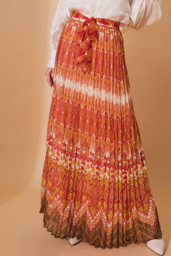 Sienna Pleated Maxi Skirt