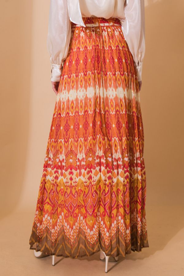 Sienna Pleated Maxi Skirt