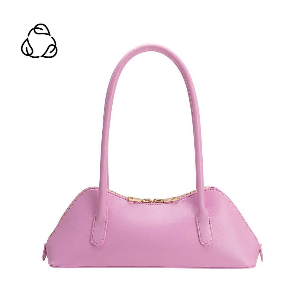 Dakota Pink Recycled Vegan Leather Shoulder Bag