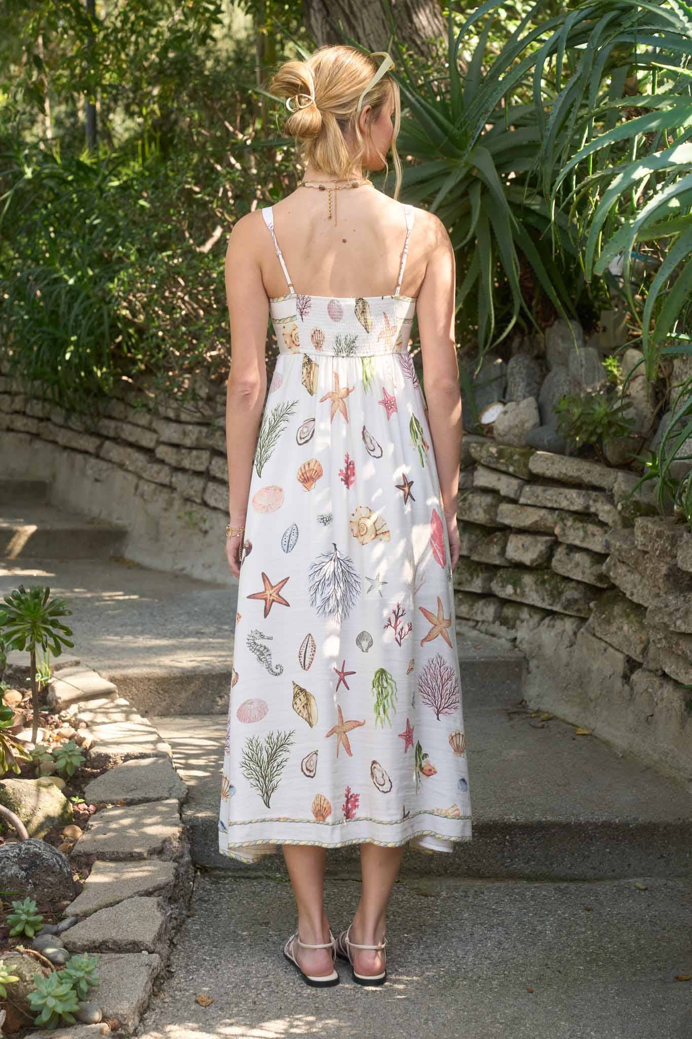 Nautical Escape Midi Dress