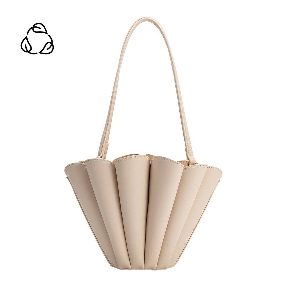 Shellie Bone Recycled Vegan Leather Shoulder Bag