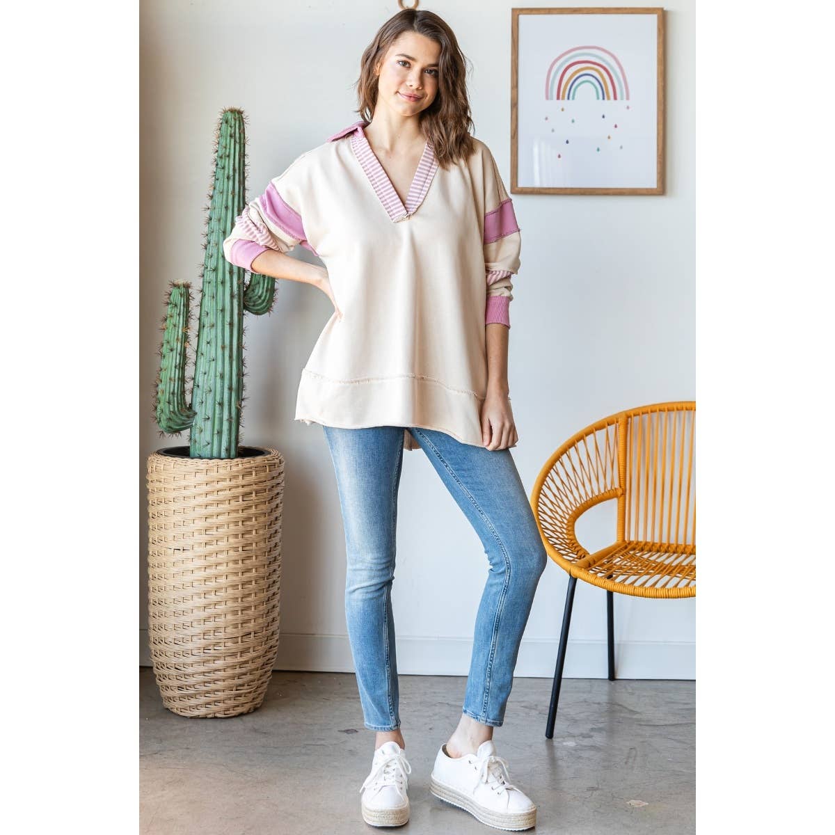 Cozy Weekend French Terry Pullover