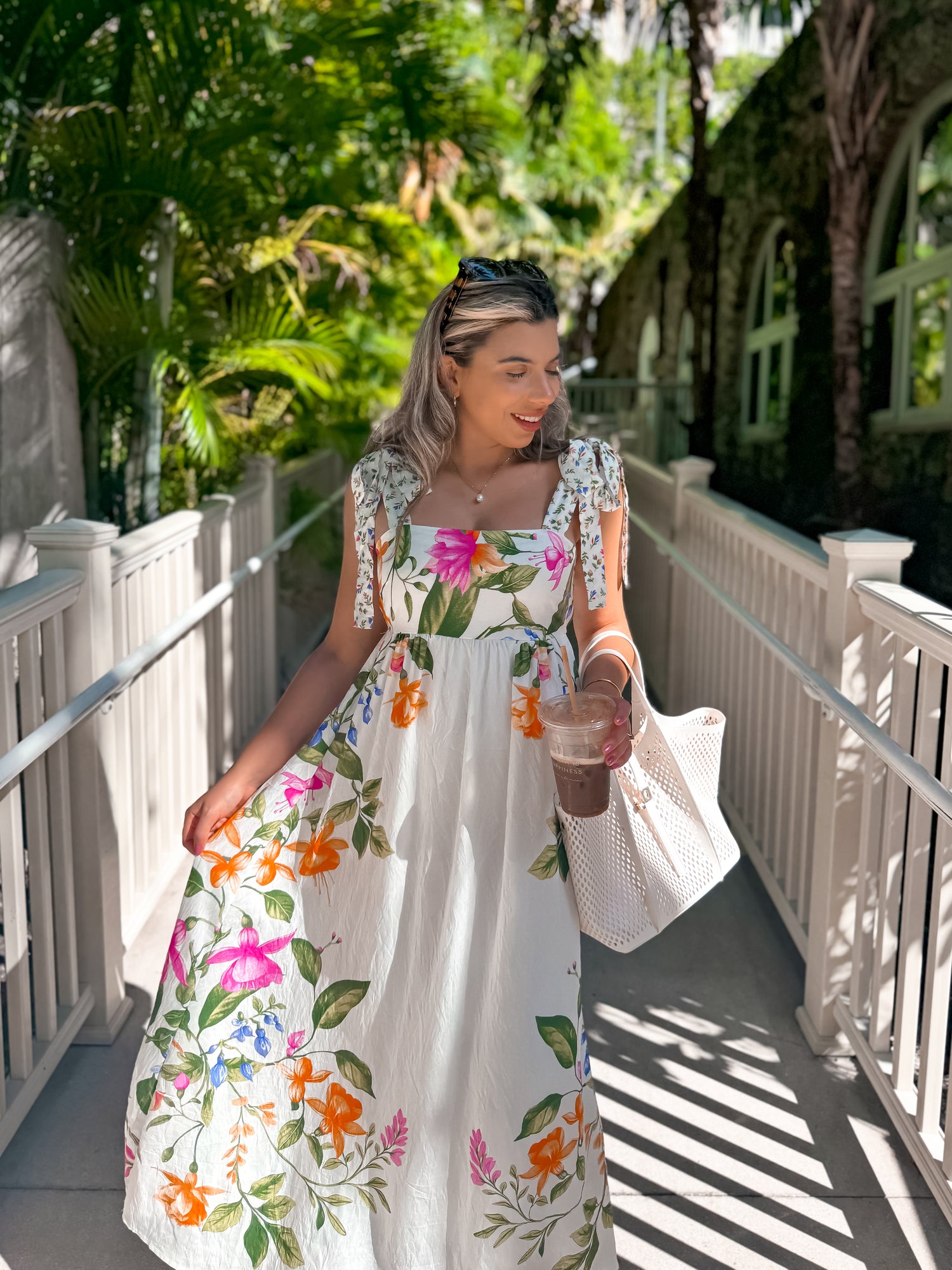 Floral Empire Waist Dress