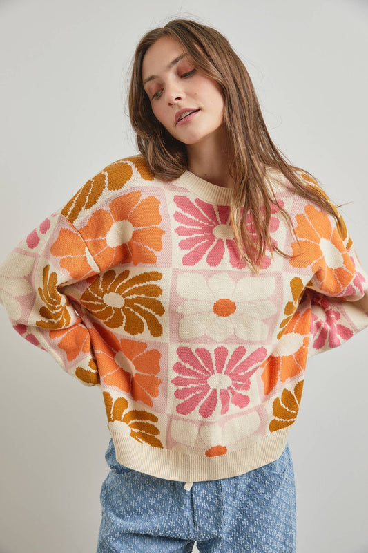 Autumn Blooms Sweater