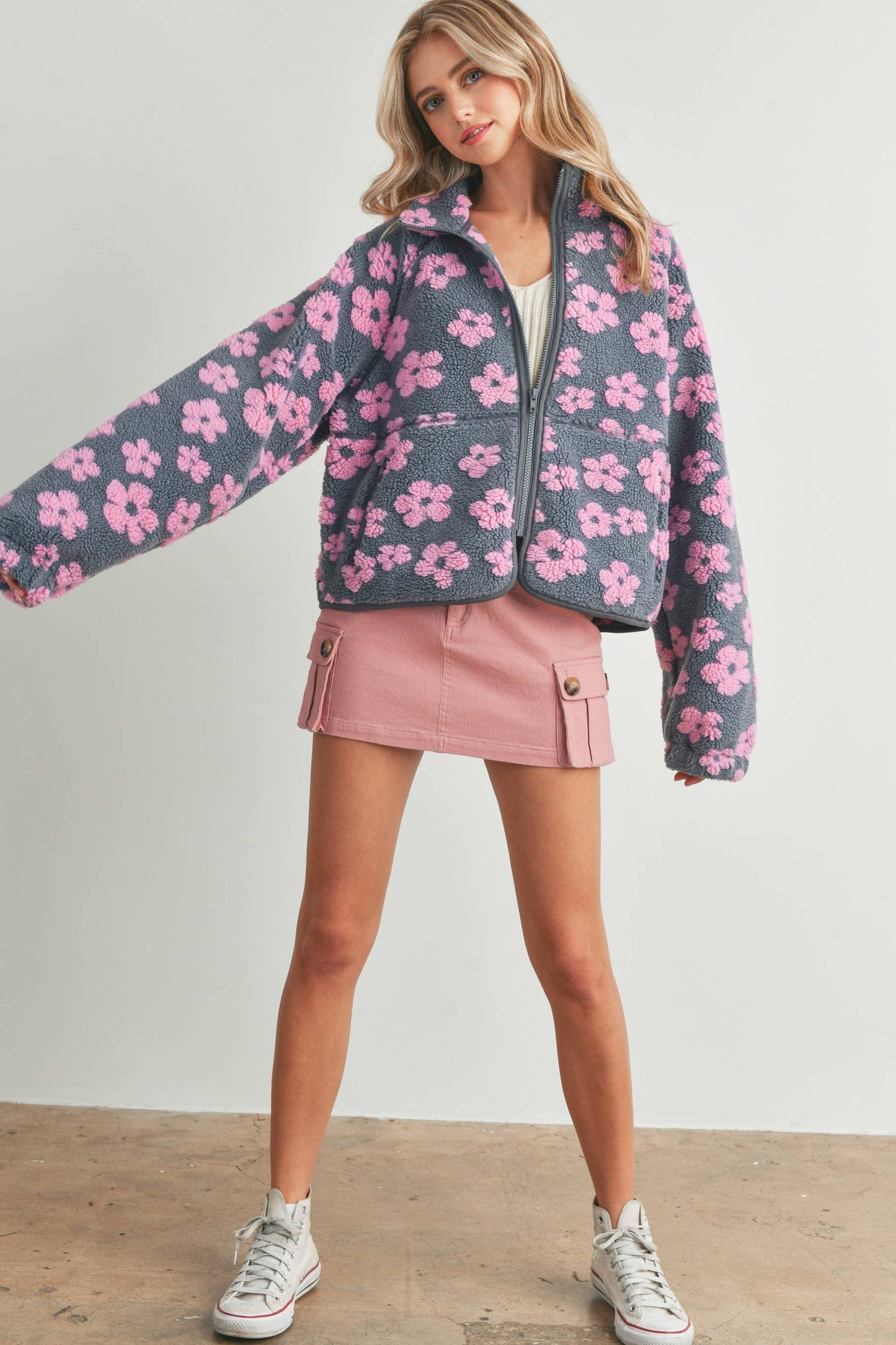 Daisy Fleece Sherpa Jacket