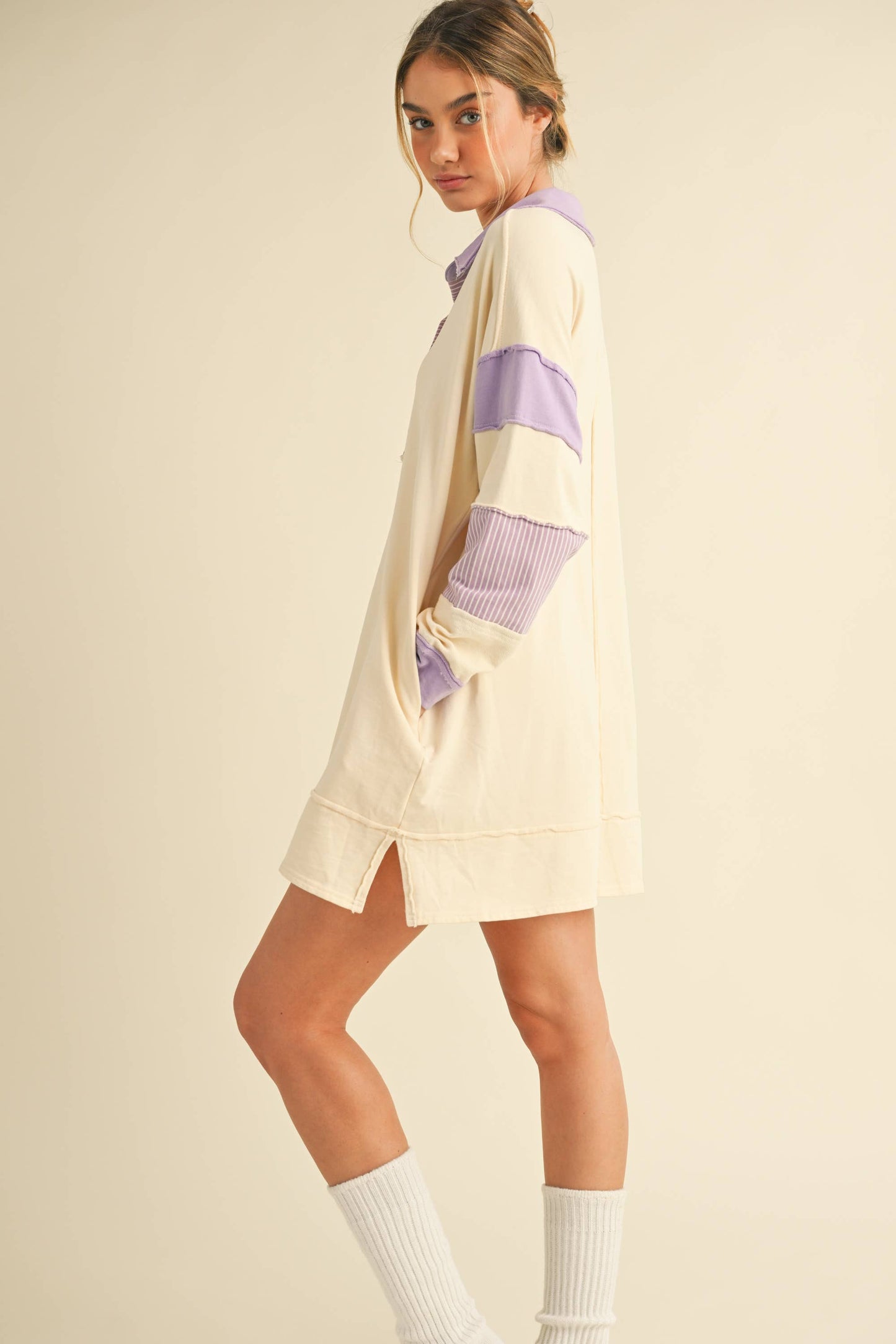 Lavender Haze Pullover Dress