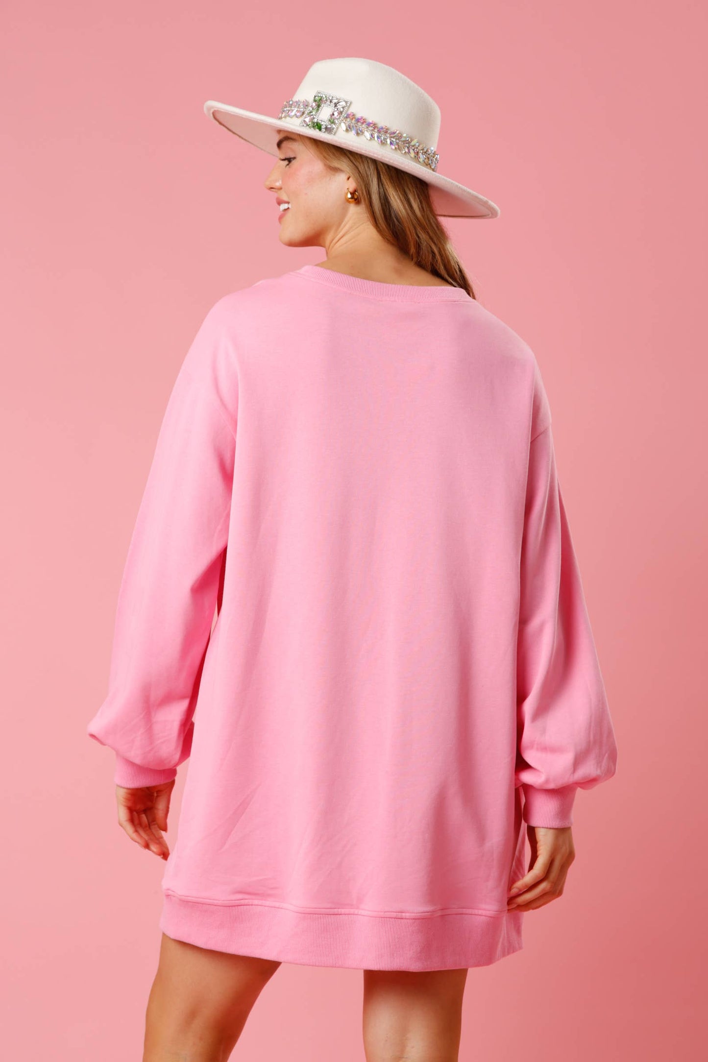 Raise a Glass Sweatshirt Dress