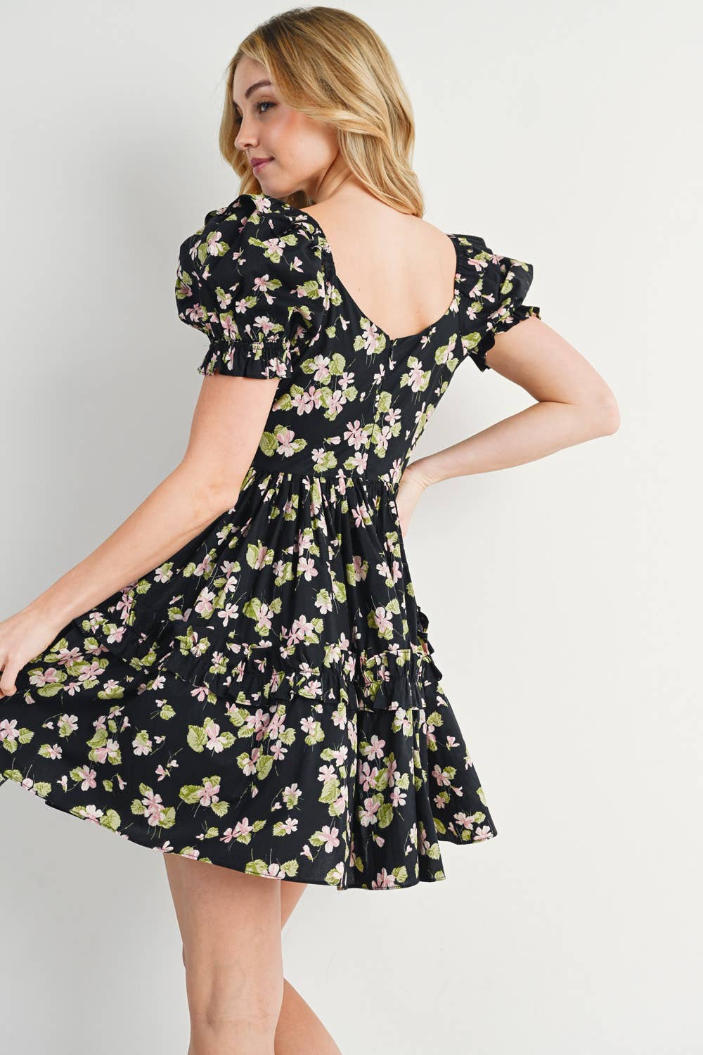 Freya Floral Babydoll Dress