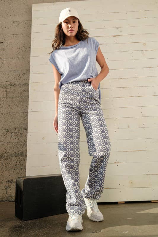 Remi Heart Check Pants