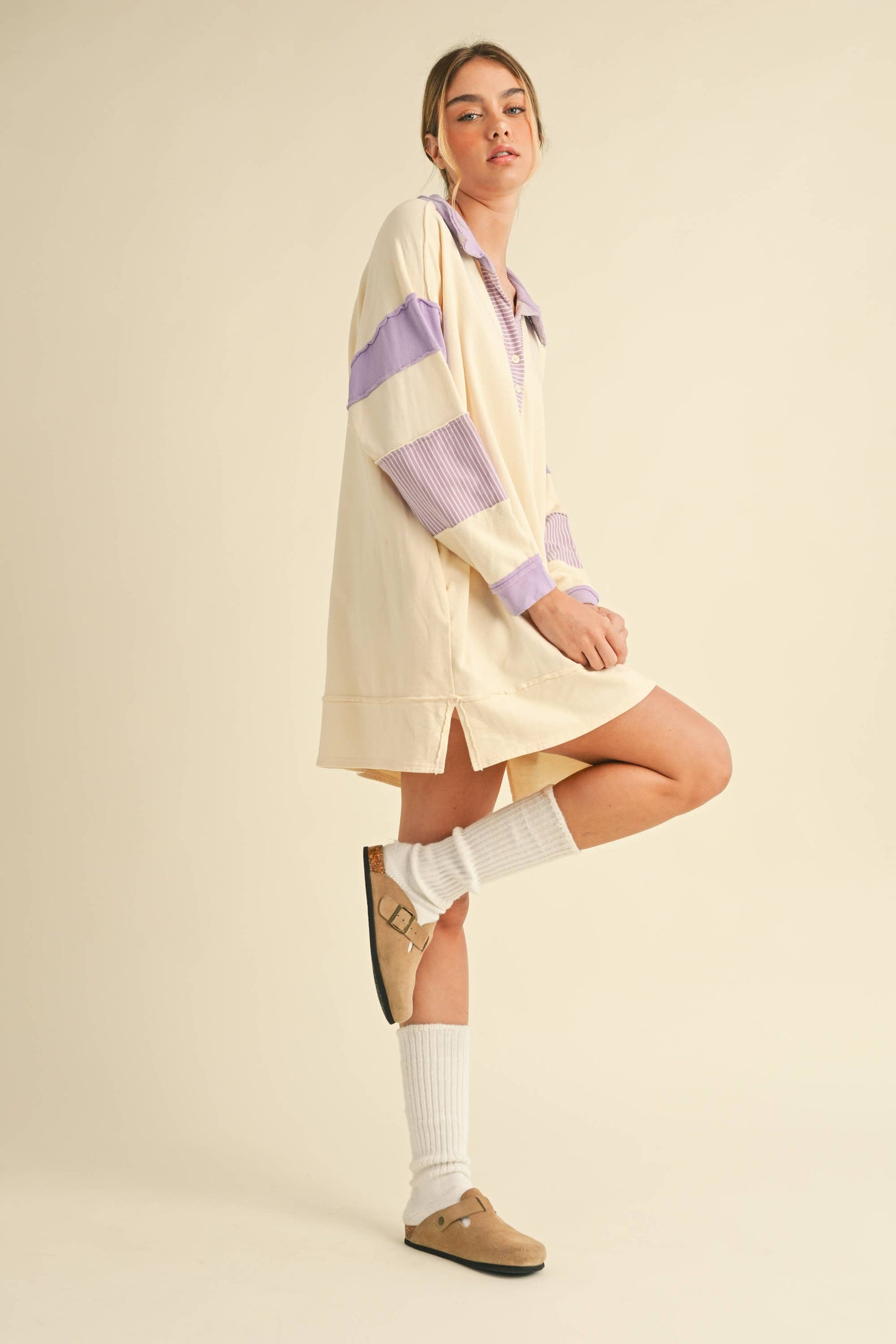 Lavender Haze Pullover Dress