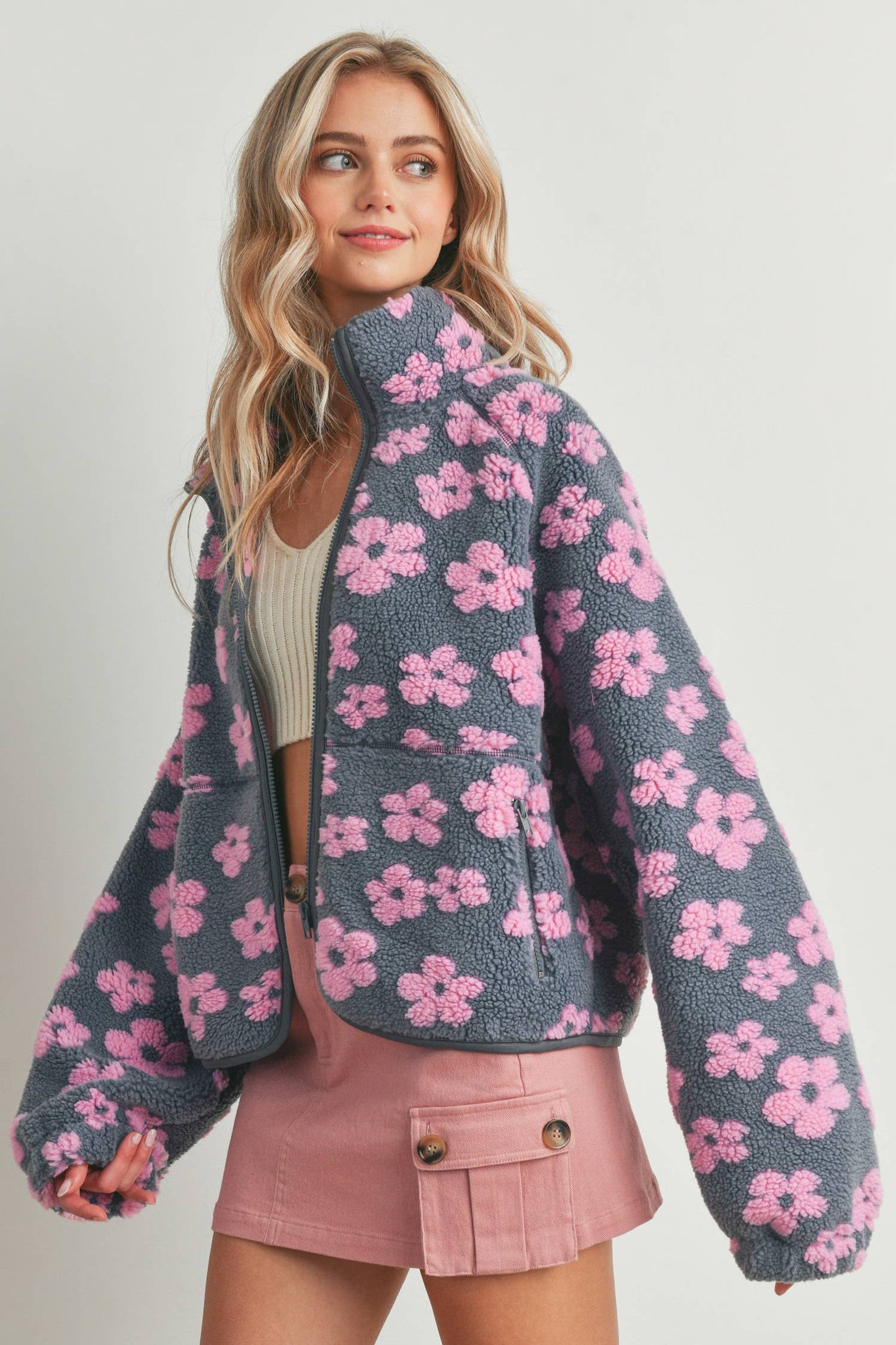 Daisy Fleece Sherpa Jacket