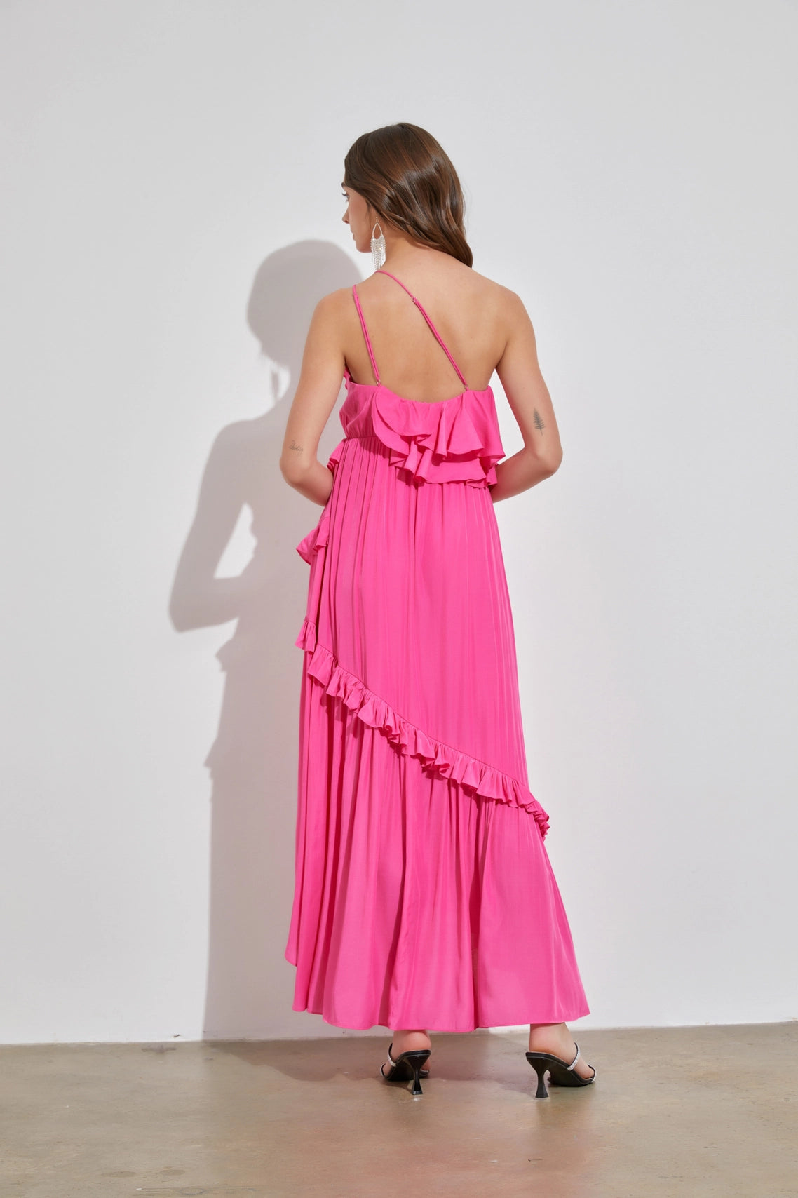 Dolled Up Ruffle Maxi Dress