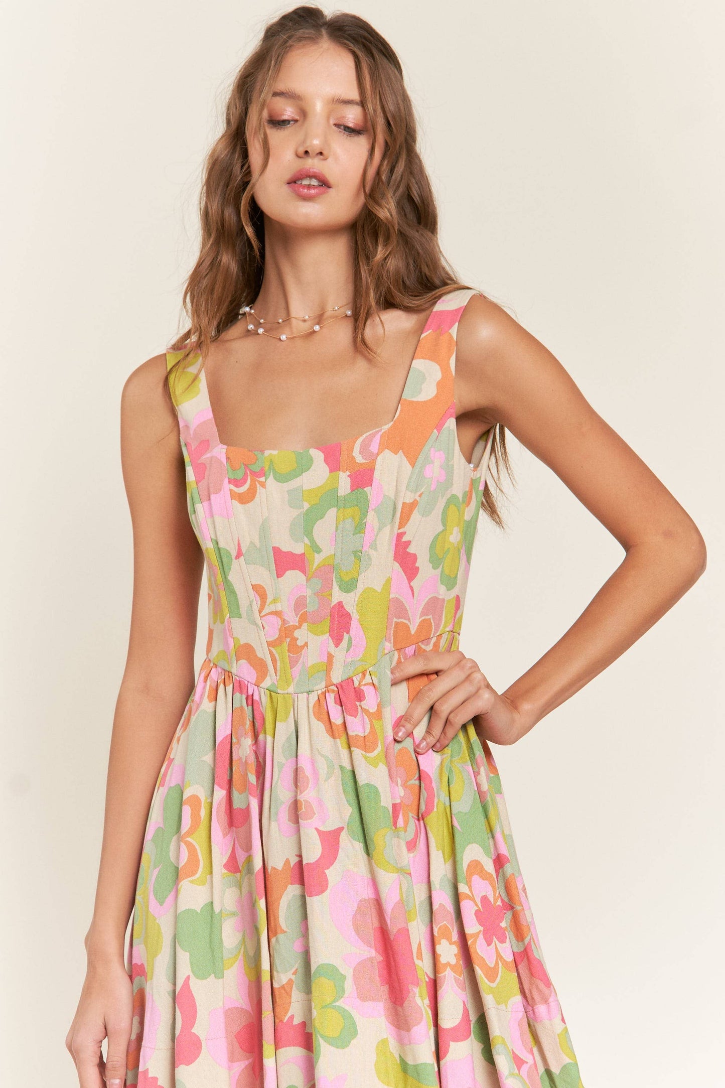 Flirty Florals Mini Dress