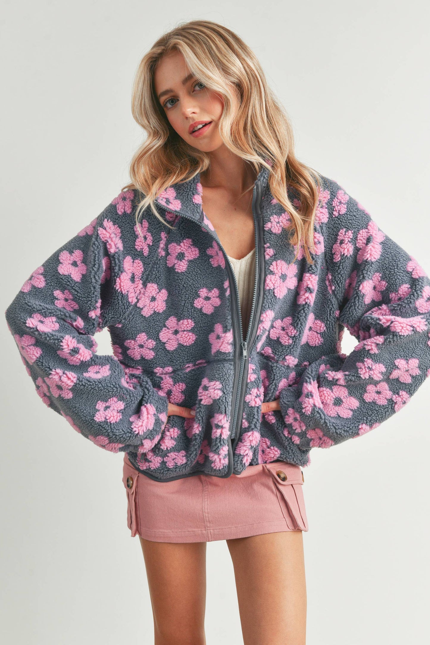 Daisy Fleece Sherpa Jacket