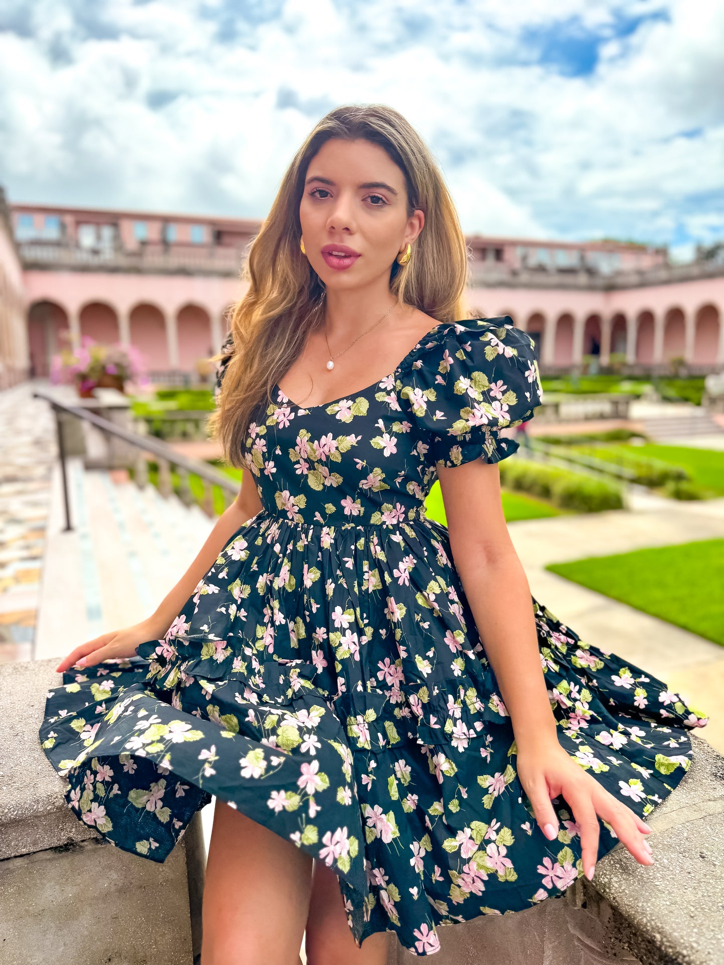 Freya Floral Babydoll Dress