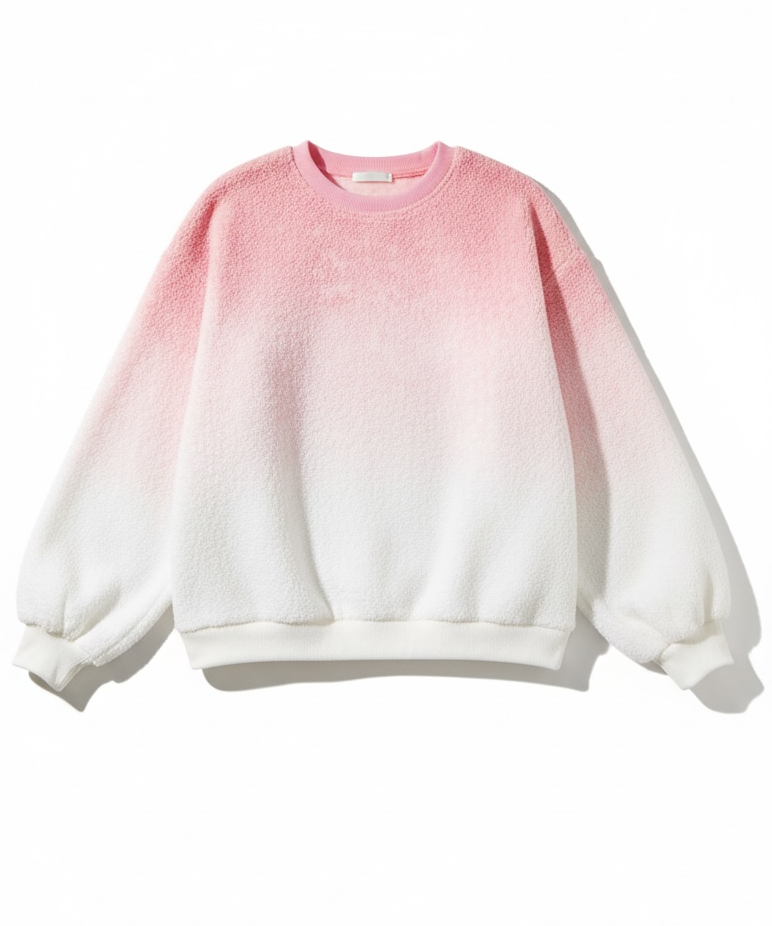 Ombre Sherpa Pullover