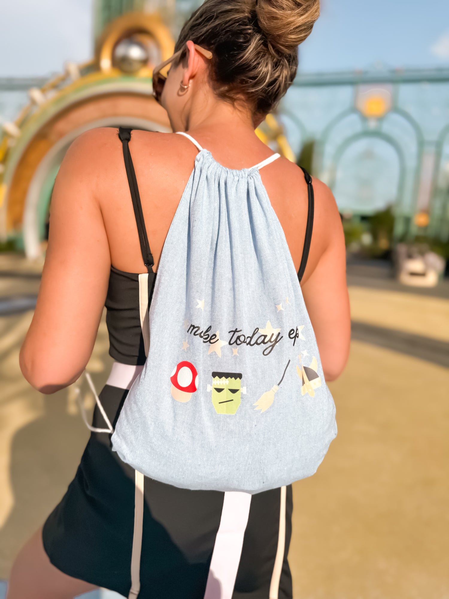Epic Universe Drawstring Bag
