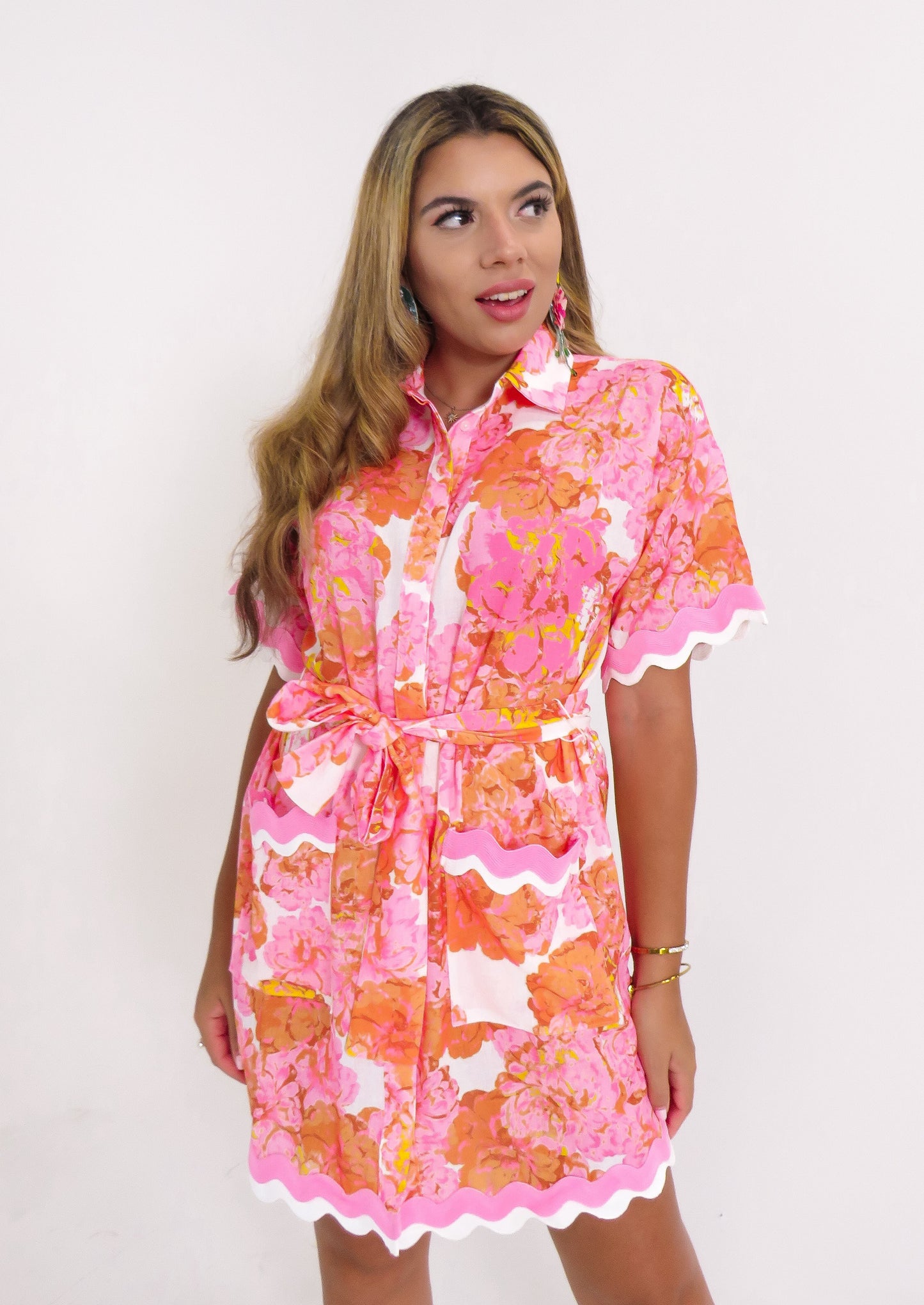 Sweet Sensation Belted Dress