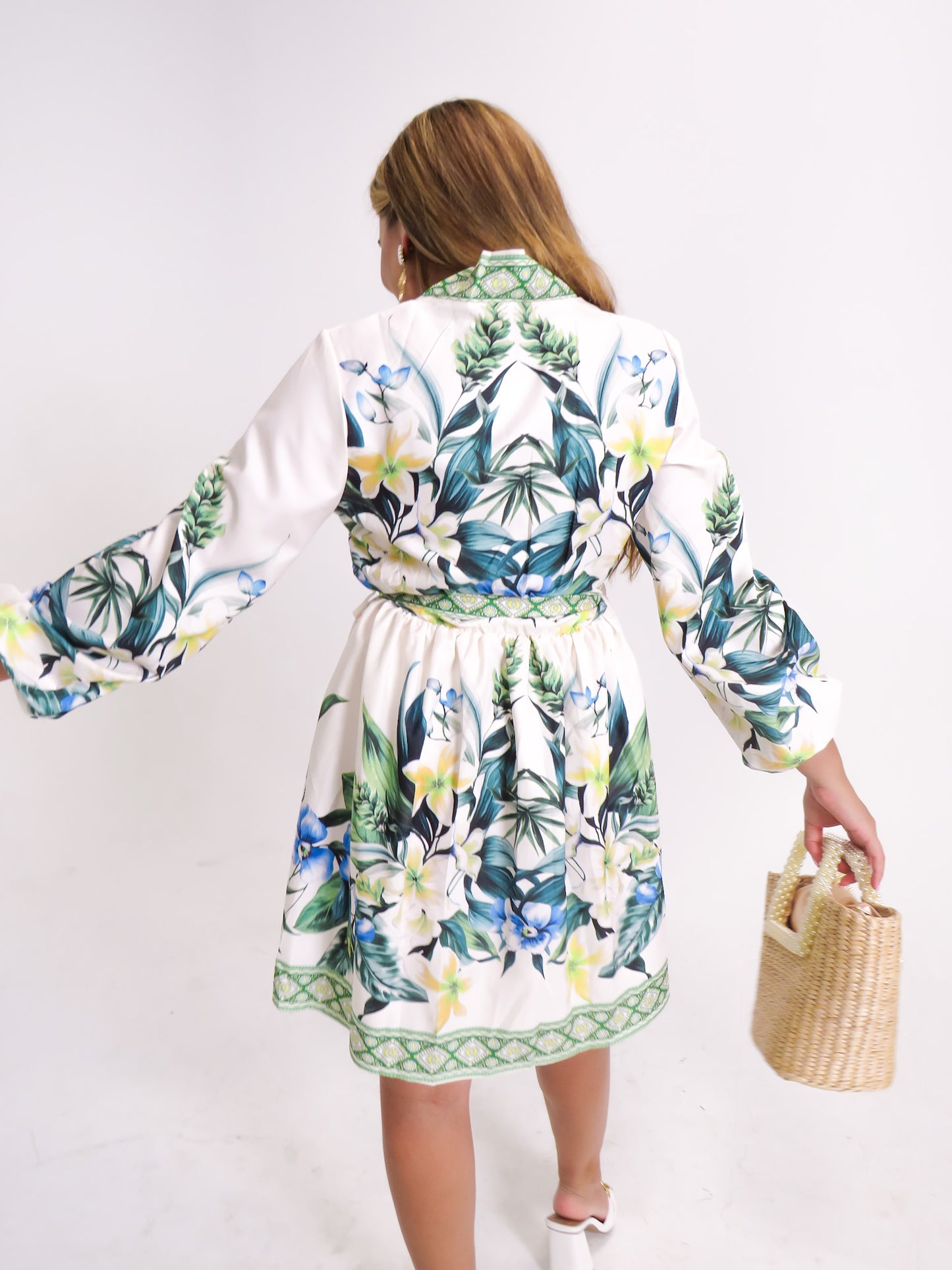 Classic Charm Floral Dress