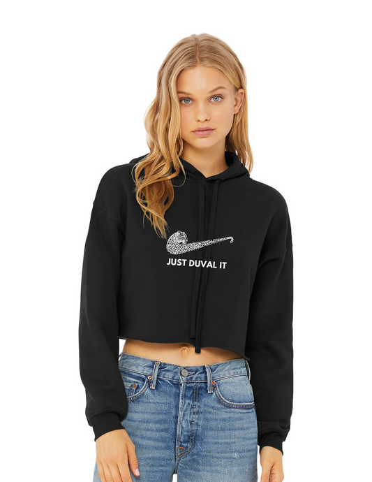 "Just Duval It" Fleece Cropped Hoodie