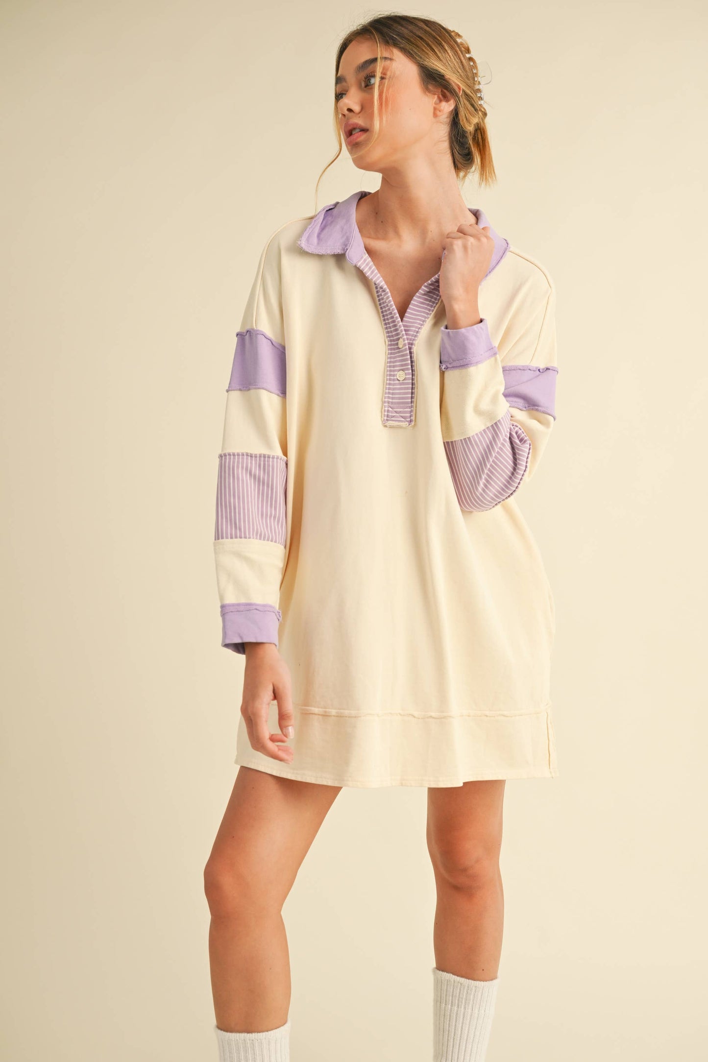 Lavender Haze Pullover Dress