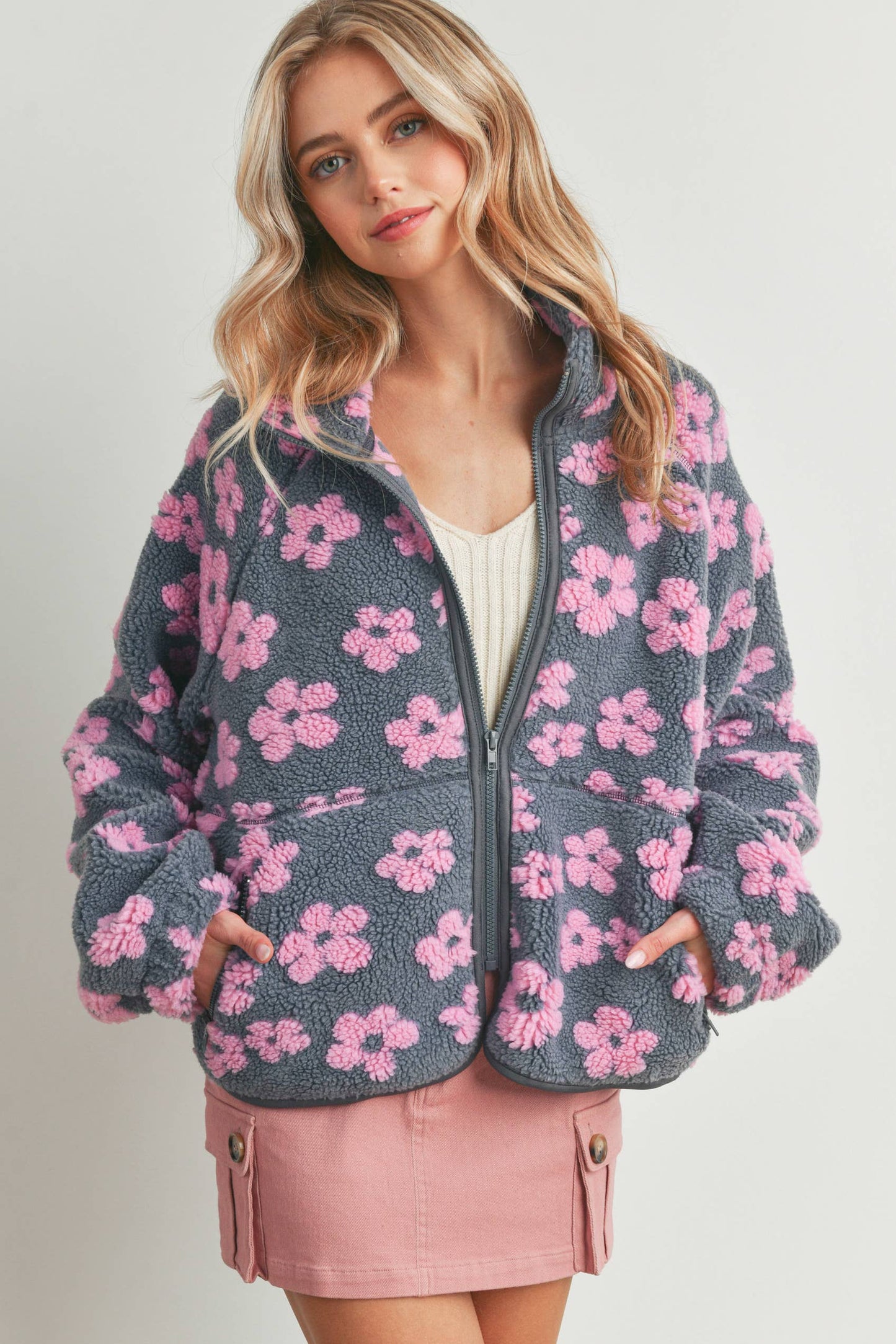 Daisy Fleece Sherpa Jacket