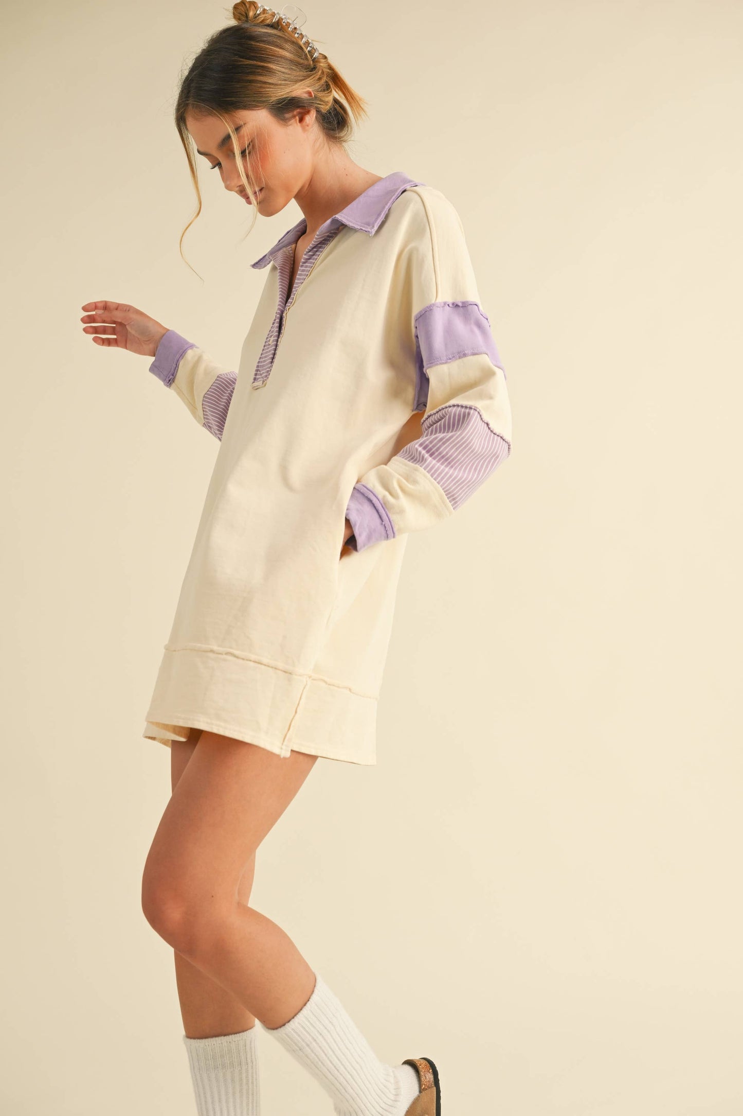 Lavender Haze Pullover Dress