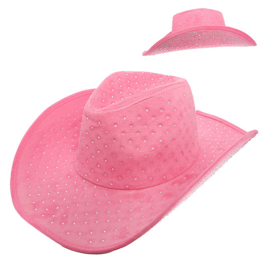 Fashion Rhinestone Jeweled Cowboy Hat