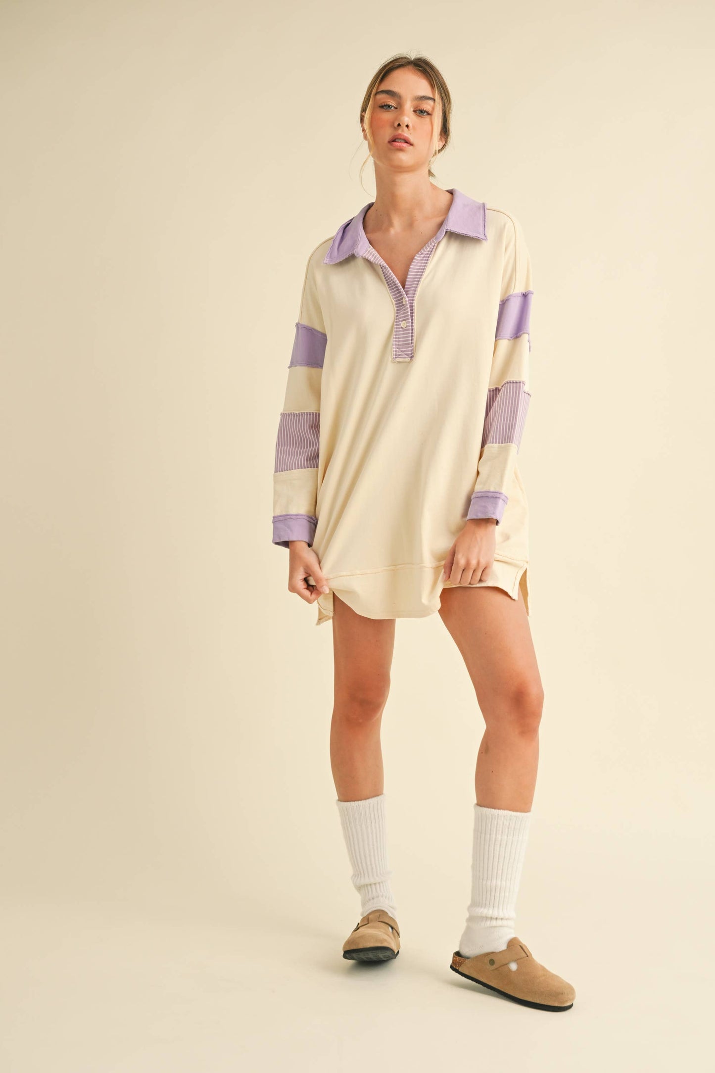 Lavender Haze Pullover Dress