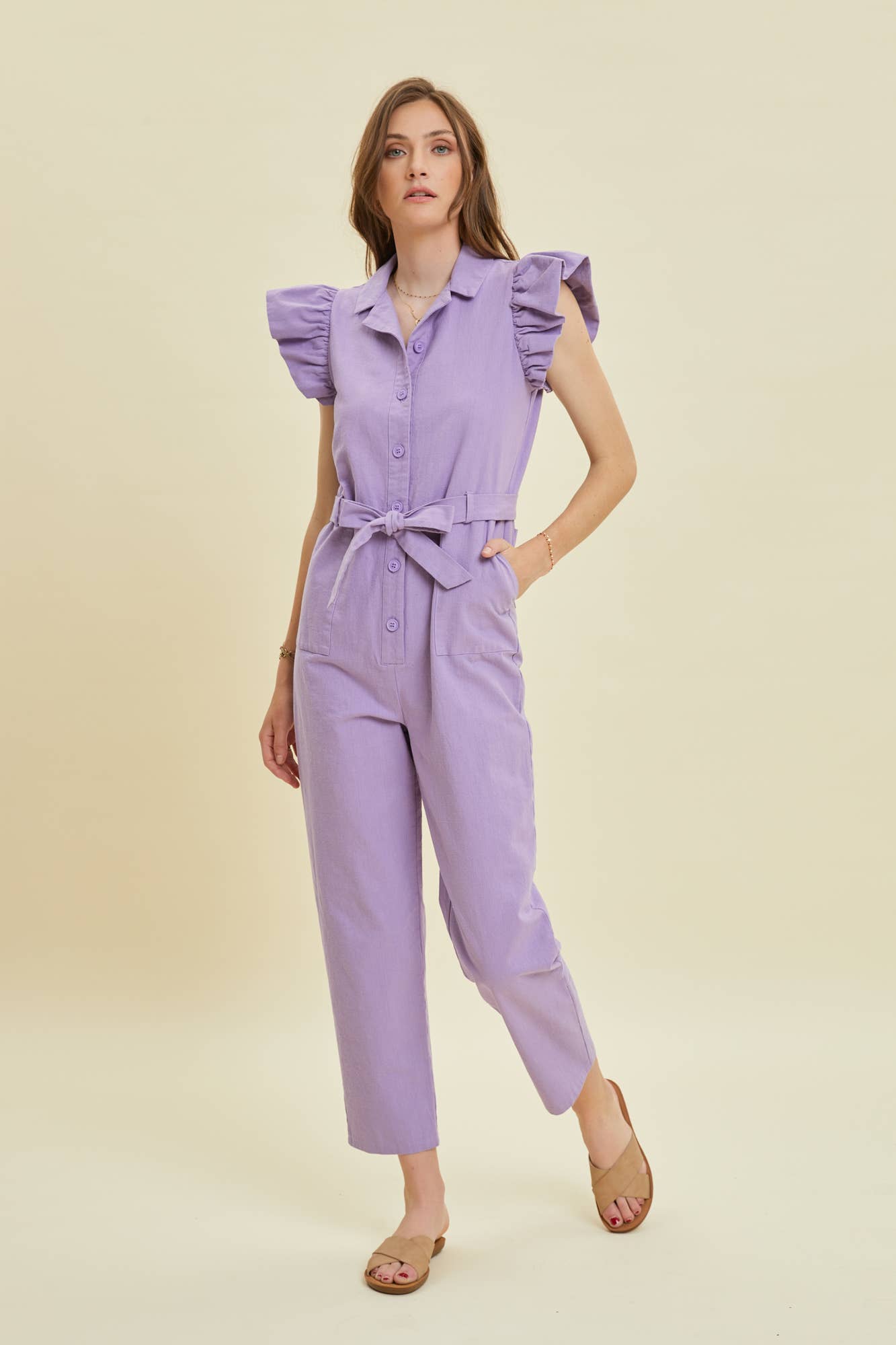 Carly Ruffle Jumpsuit