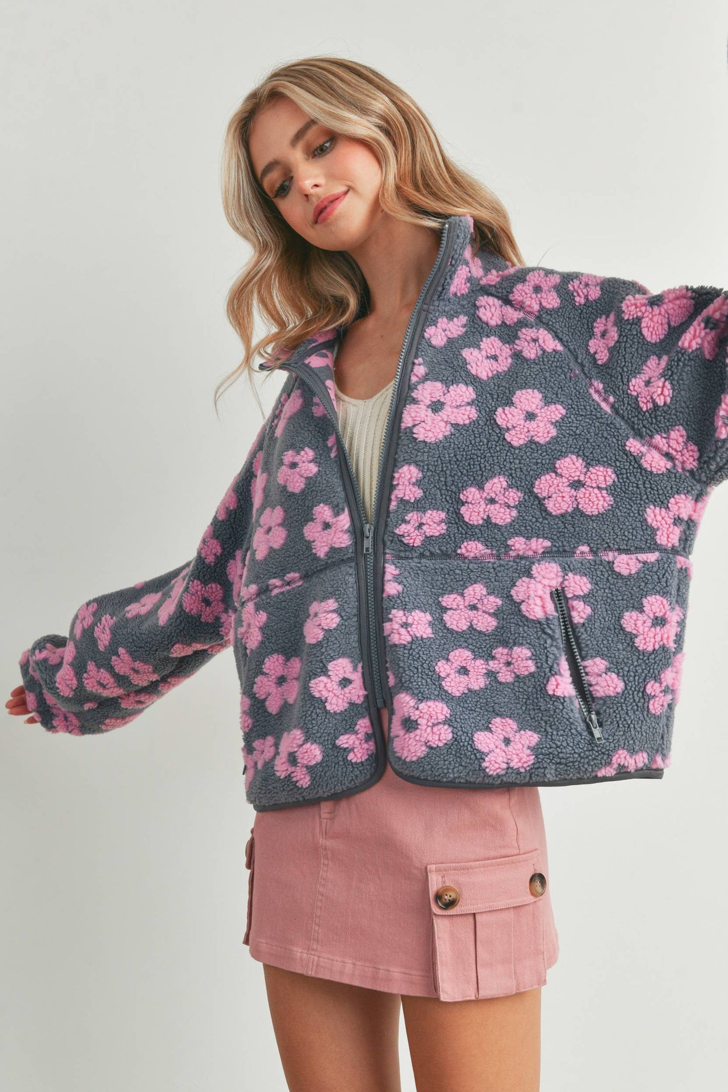 Daisy Fleece Sherpa Jacket