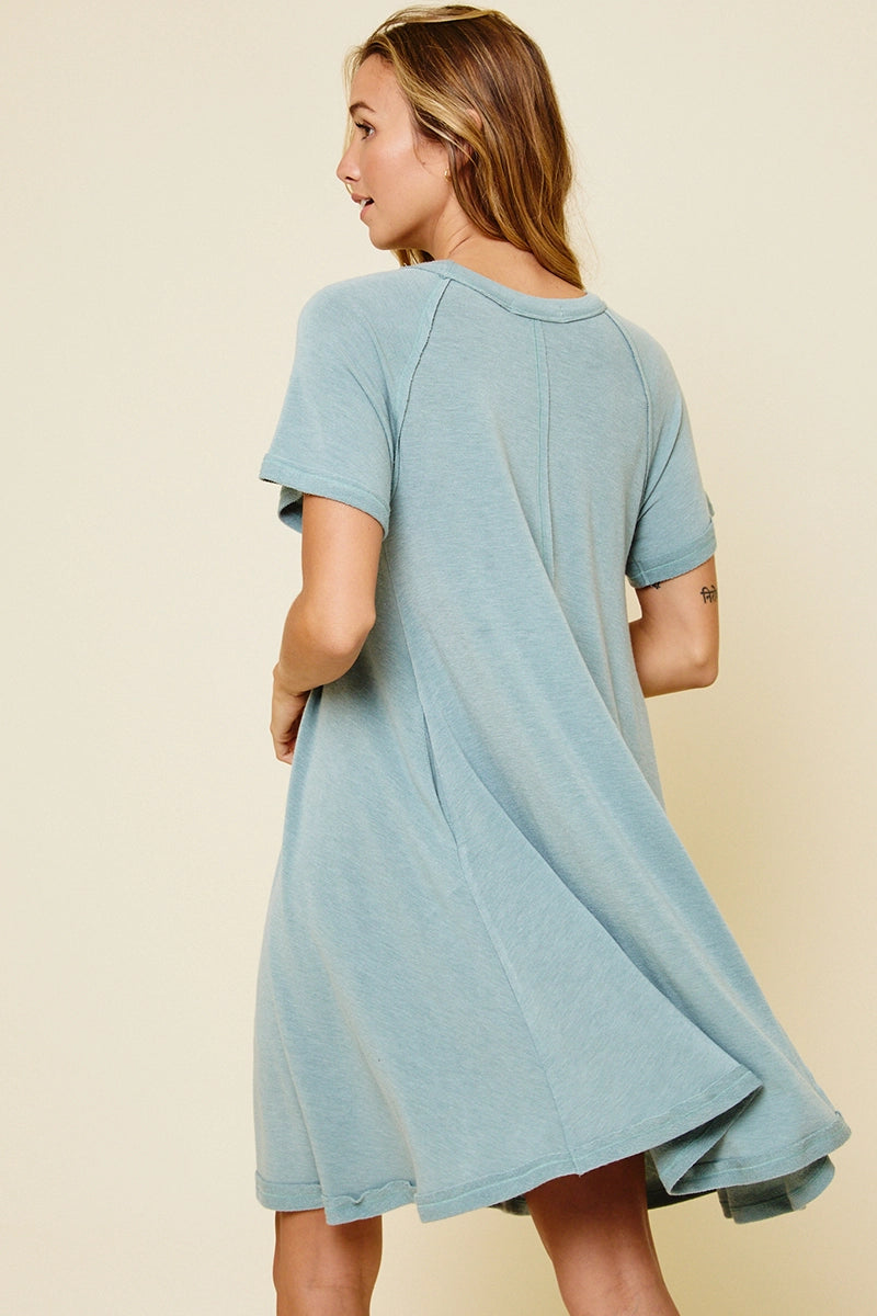 Seaside Cozy Tee Dress