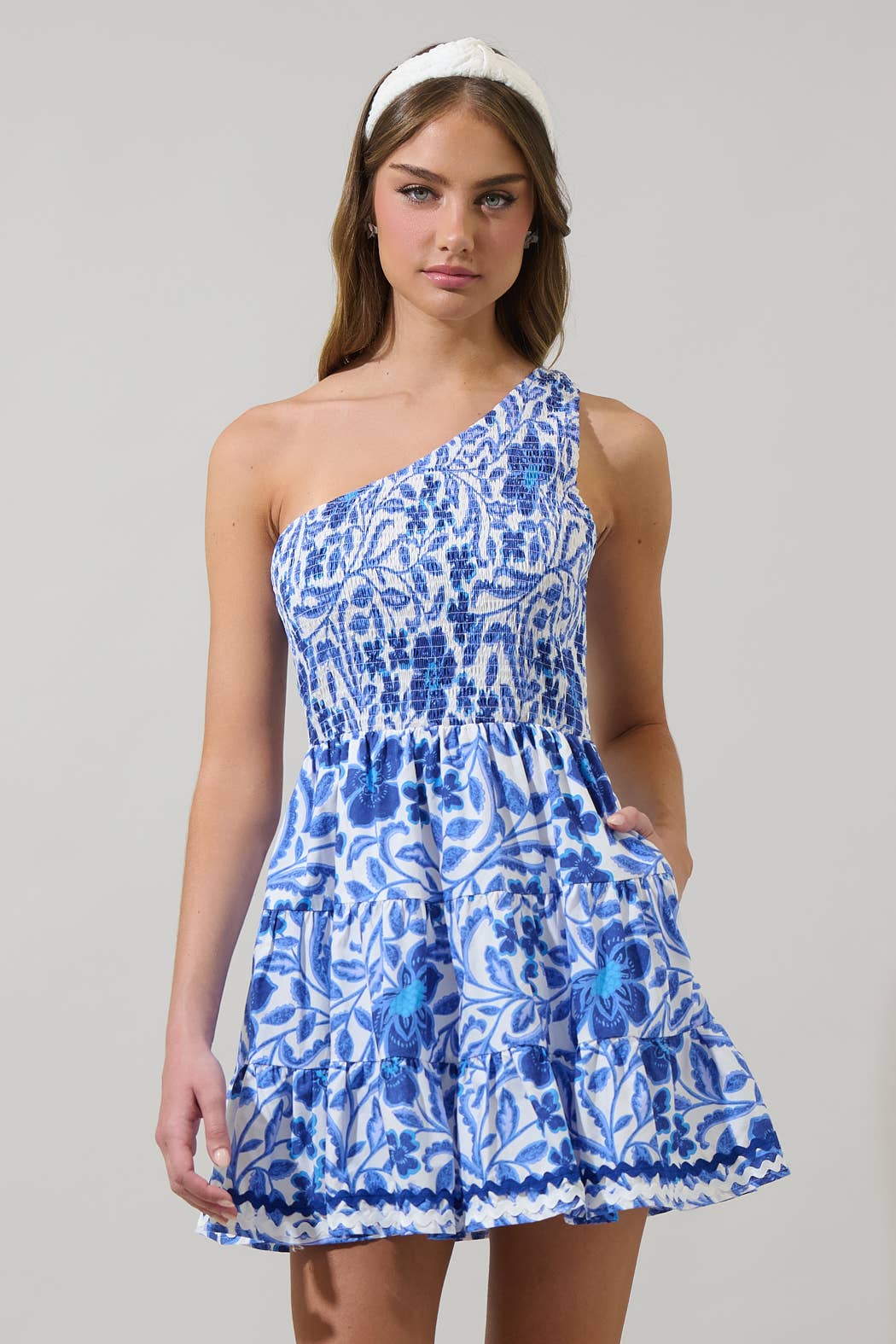 Celeste One Shoulder Mini Dress
