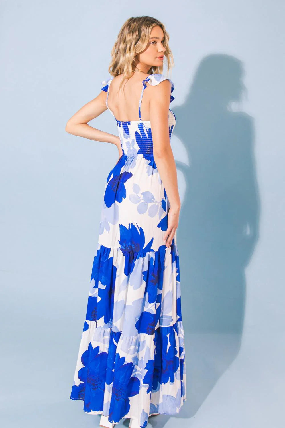 Blue Moves Maxi Dress