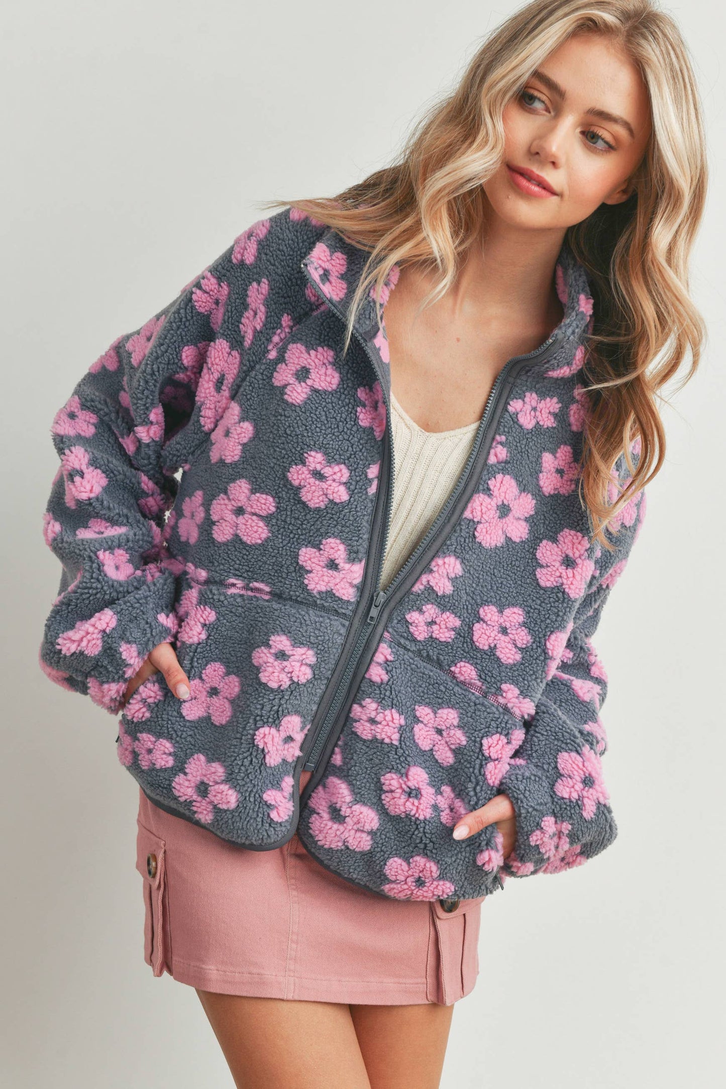 Daisy Fleece Sherpa Jacket