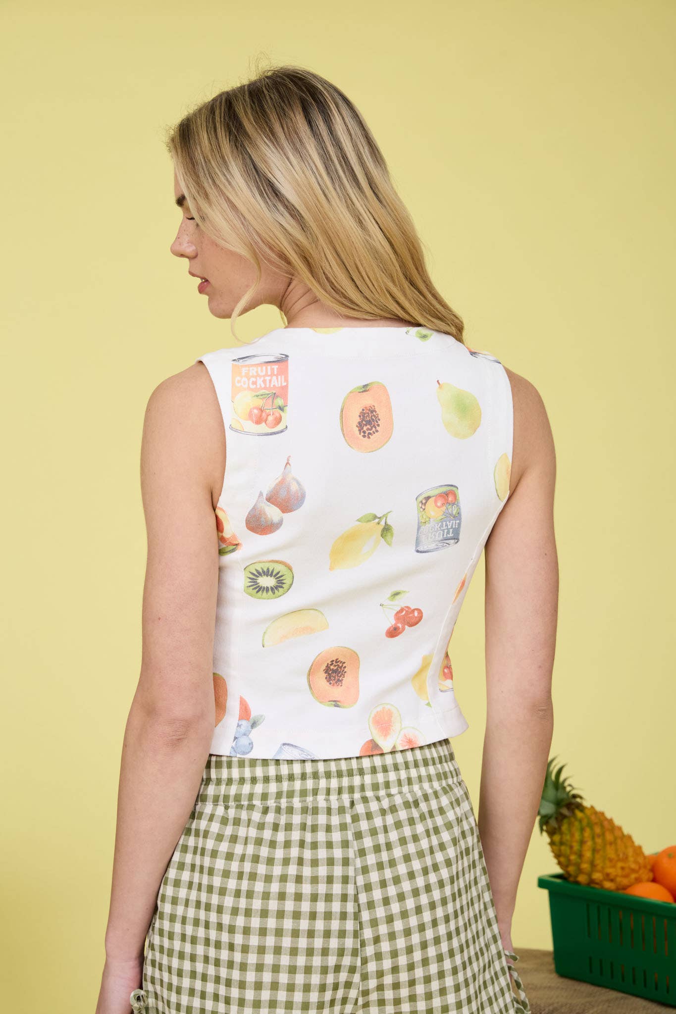 Fruit Button Vest