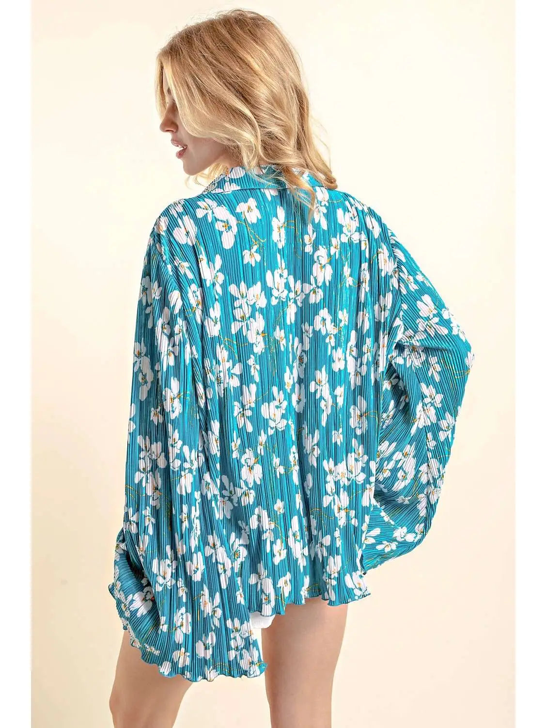 Floral Pleated Shirt