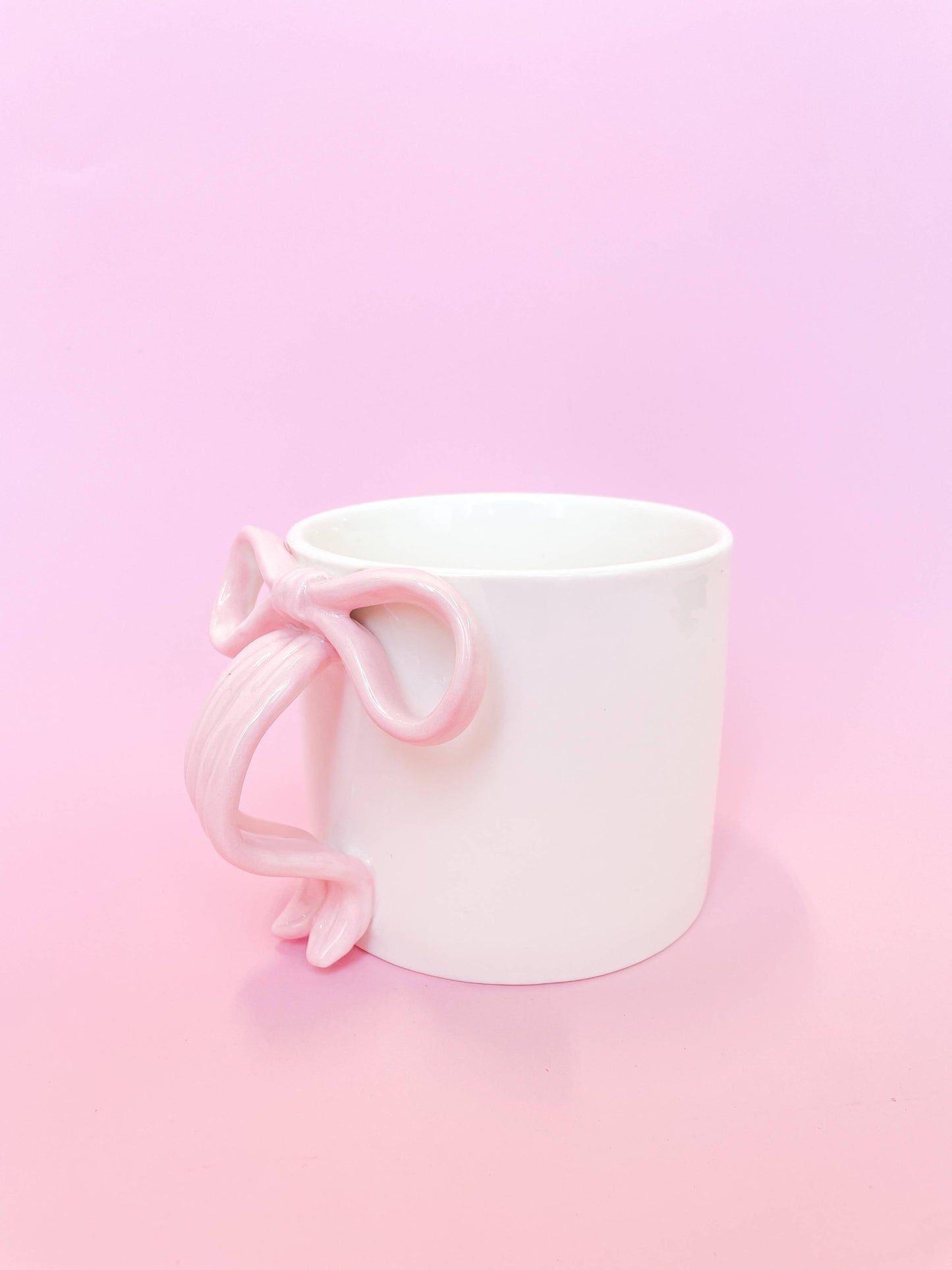 Pink Bow Ceramic Coffee Mug